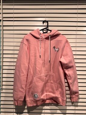 Pink Embroidered GOAT Hoodie - Women's Sweatshirt